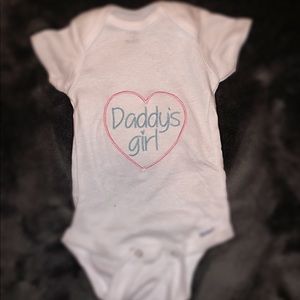 Embroidered “daddy’s girl”